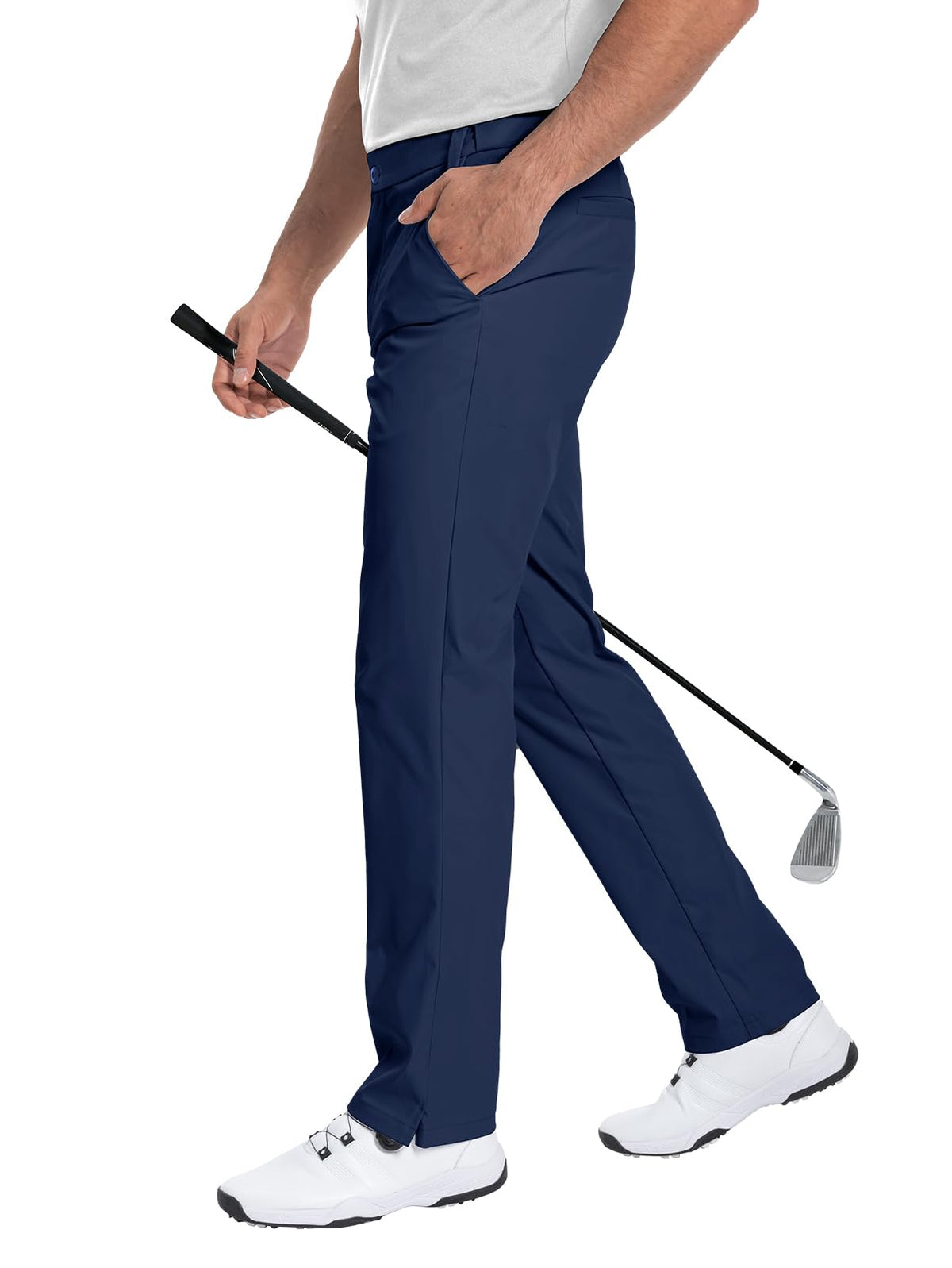 Moosehill Men's Golf Pants #Color_Dark Navy