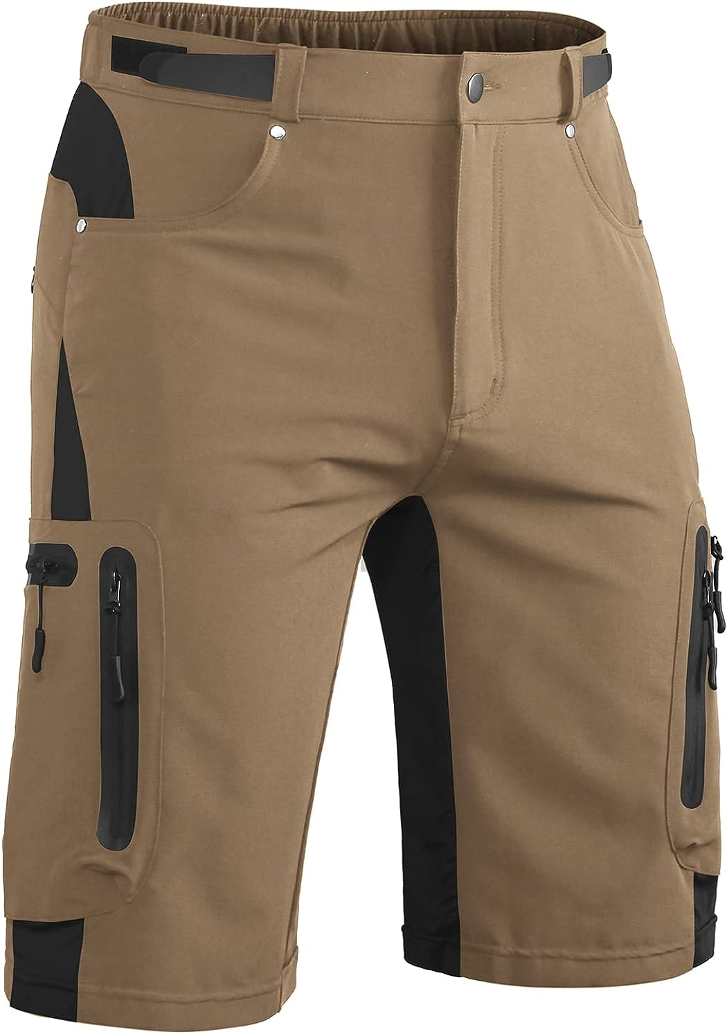 Men's Hiking Cargo Shorts #Color_khaki
