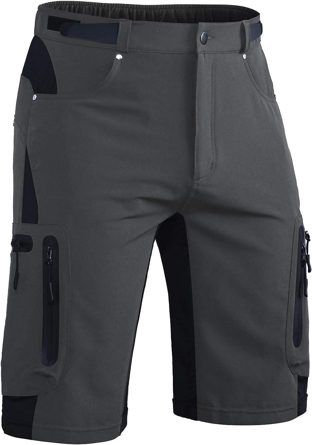 Men's Hiking Cargo Shorts #Color_grey