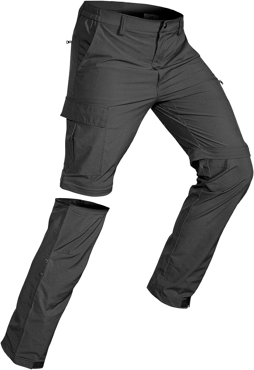 mens convertible pants #Color_dark grey