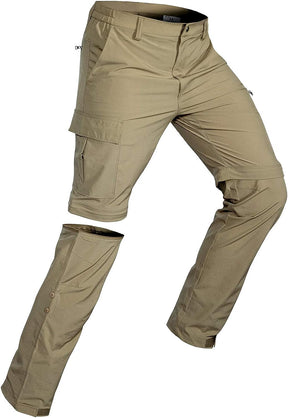 Men's Convertible Hiking Pants Quick Dry Lightweight Zip Off Breathable Cargo Pants