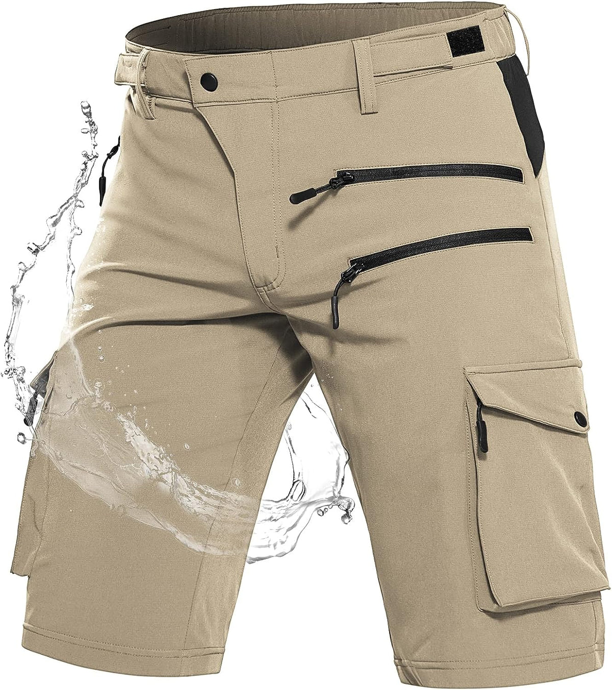 Men's Hiking Shorts Tactical Shorts #Color_Beige