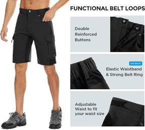 Men's Outdoor Quick Dry Lightweight Stretchy Shorts for Hiking