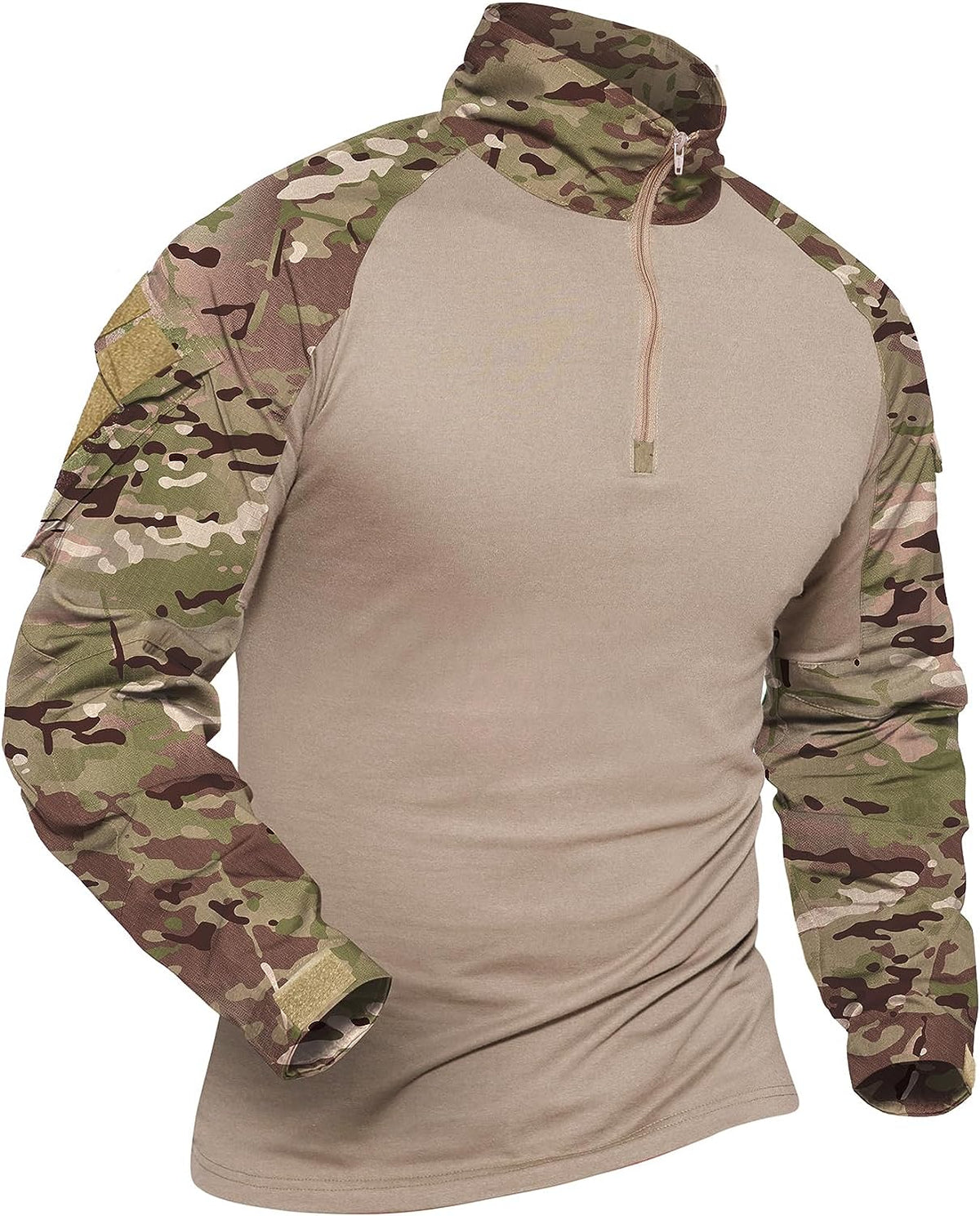 Combat Tactical Shirt for Men #Color_CP - 4 Pockets