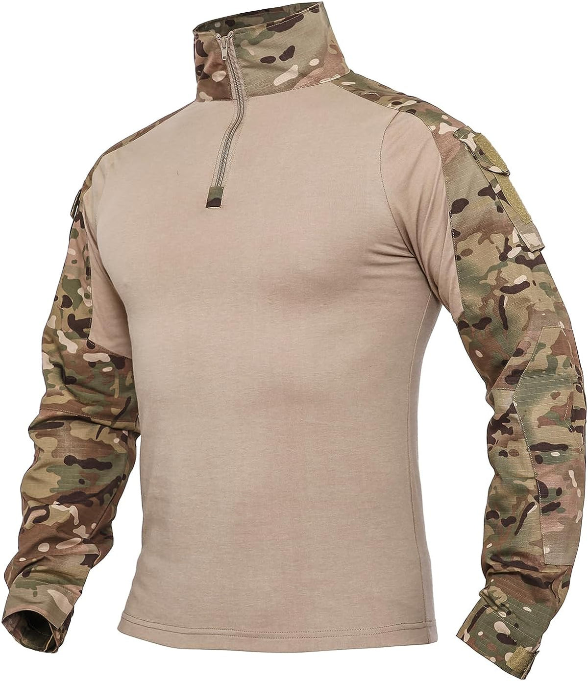 Combat Tactical Shirt for Men #Color_CP - 2 Pockets