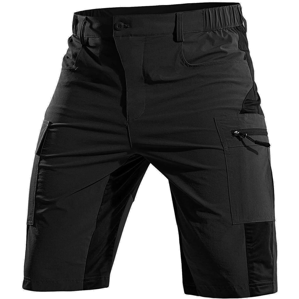Men's Breathable MTB Shorts #Color_black